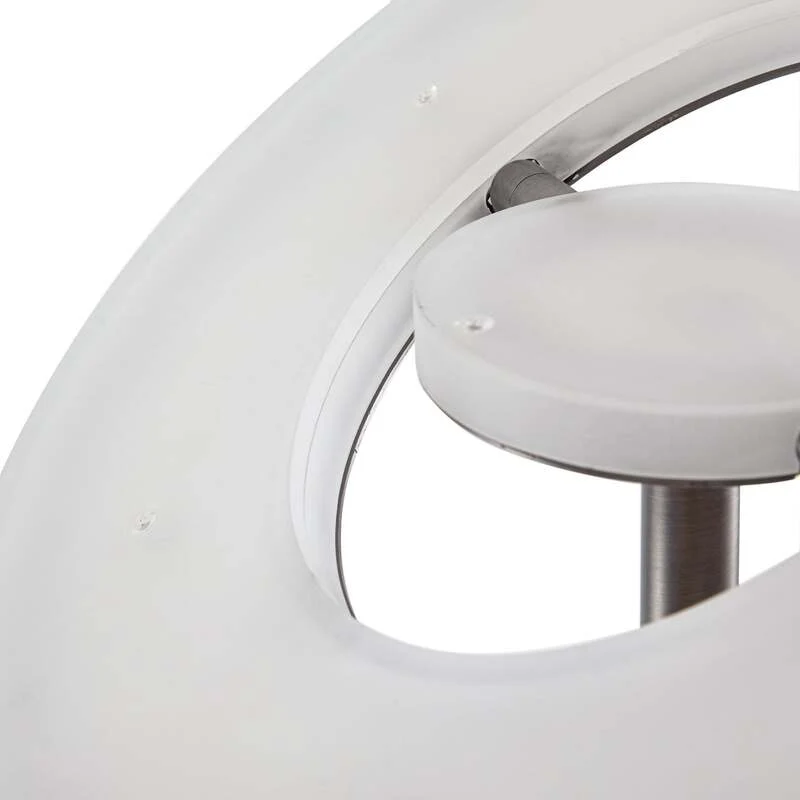 B-Ware Lucande Stehleuchte Raymond LED dimmbar titanfarben Leselampe CCT 180cm