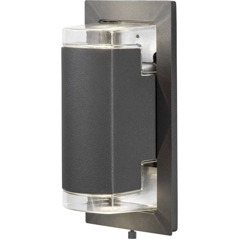 B-Ware Konstsmide Außenwandleuchte Anthrazit Potenza 7987-370 LED Wandleuchte IP54 12W