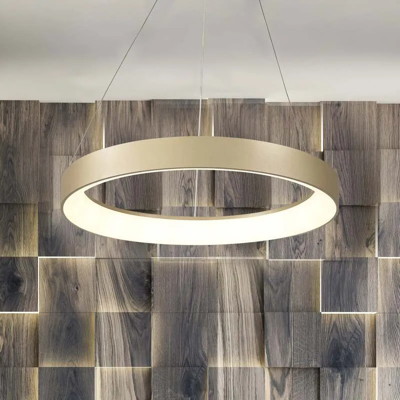 B-Ware Mantra Iluminación Hängelampe Niseko II LED Pendelleuchte dimmbar gold Ø38cm