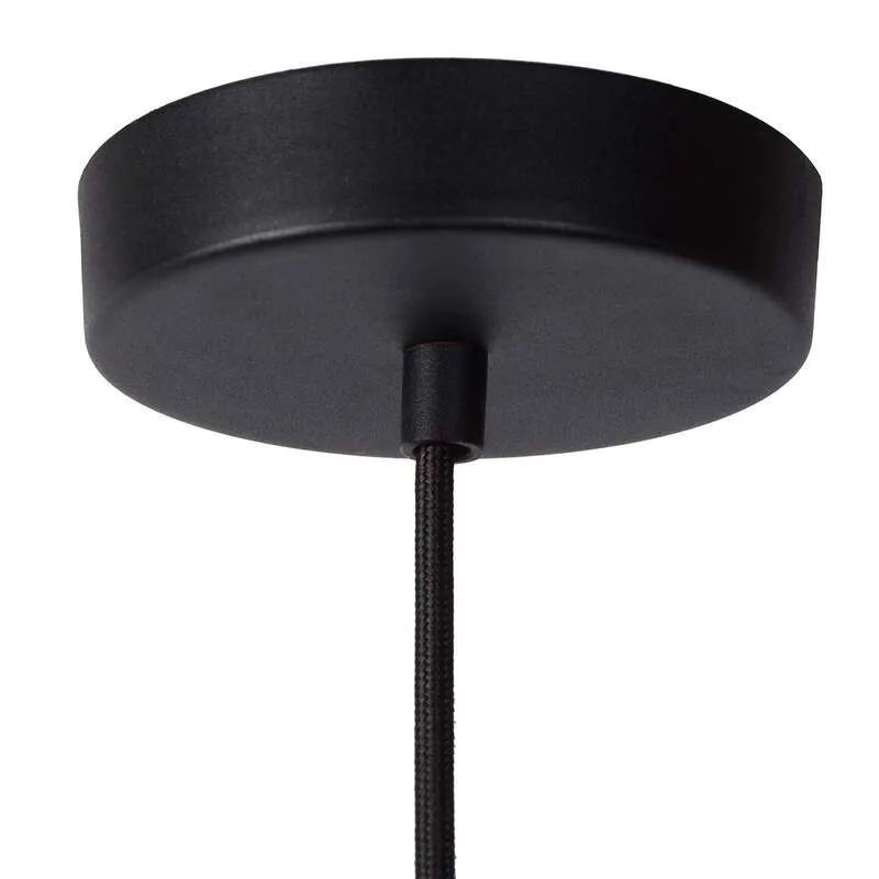 B-Ware Lucide Hängeleuchte Lionel LED Pendelleuchte Hängelampe dimmbar schwarz 34cm
