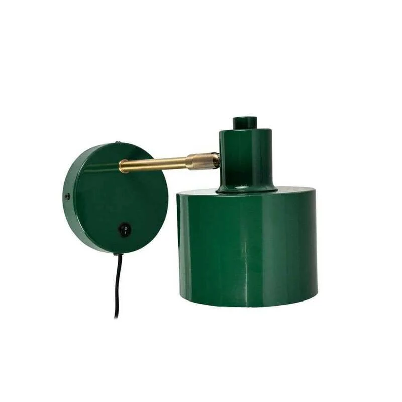 B-Ware Dyberg Larsen Wandlampe Ocean dunkelgrün Wandleuchte Lampe mit Schalter 30cm