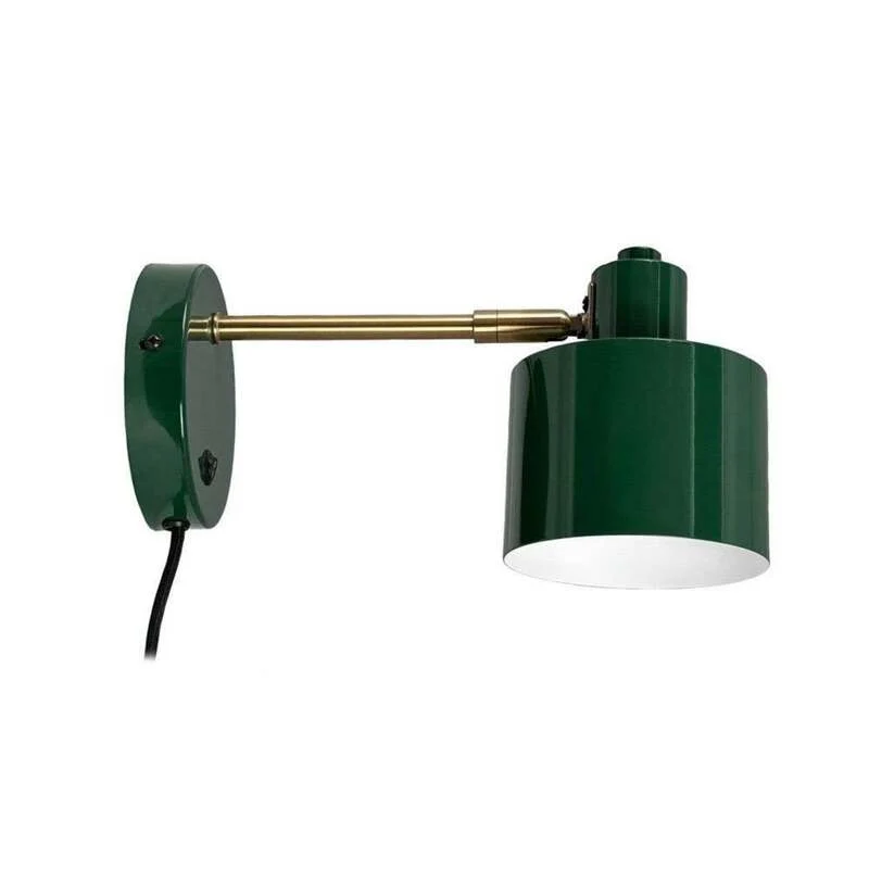 B-Ware Dyberg Larsen Wandlampe Ocean dunkelgrün Wandleuchte Lampe mit Schalter 30cm