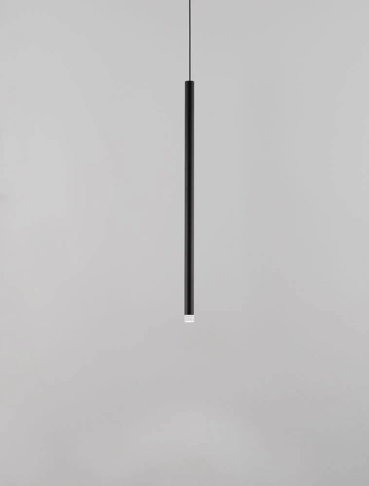 Dandia LED Pendelleuchte Ø 8cm 3000K Schwarz