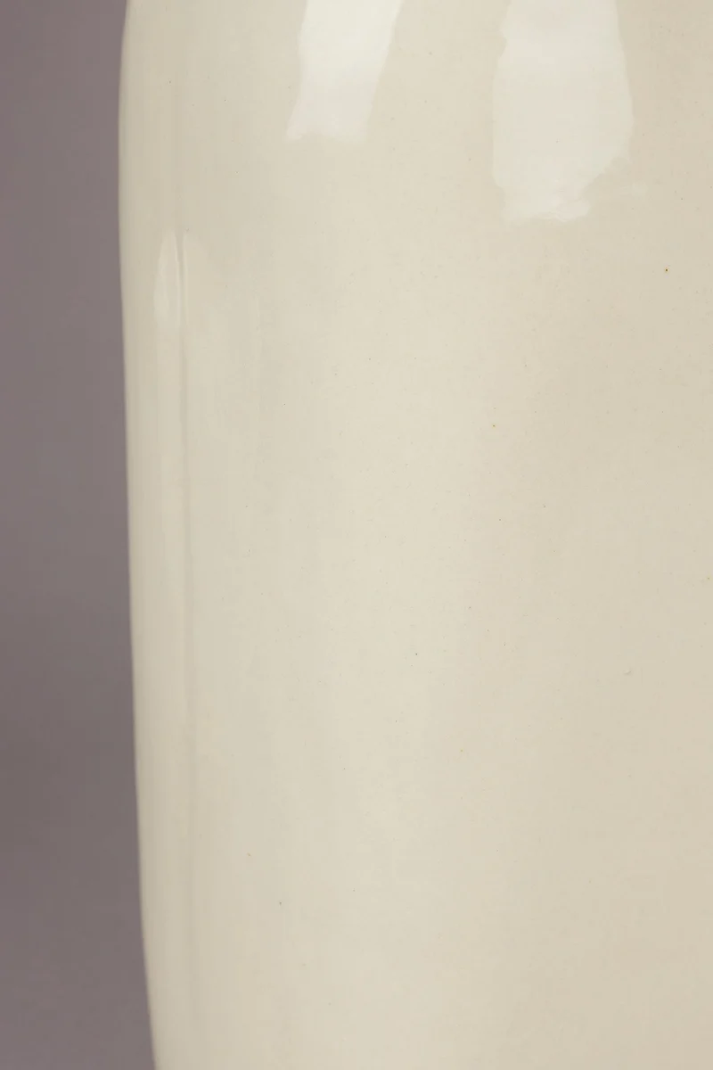 Deko-Vase Edna M Beige aus handgefertigter Keramik von Dutchbone