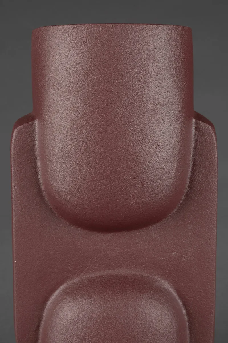 Deko-Vase Santos Bordeaux aus Aluminium im 70er-Stil von Dutchbone
