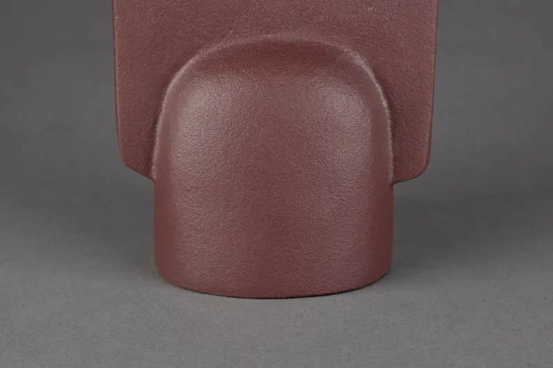 Deko-Vase Santos Bordeaux aus Aluminium im 70er-Stil von Dutchbone