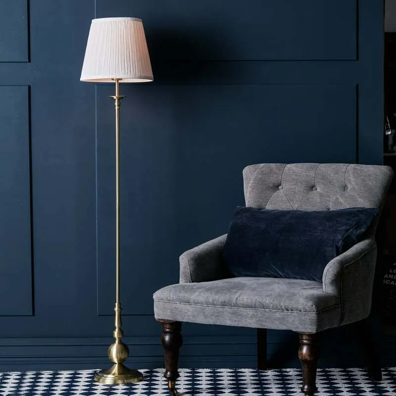 B-Ware Markslöjd Stehleuchte Imperia Lampe Designer Leuchte E27 messing weiß 150cm