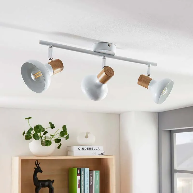 B-Ware Lindby Deckenlampe Deckenleuchte Fridolin LED Lampe dimmbar weiß 3-flg 50cm