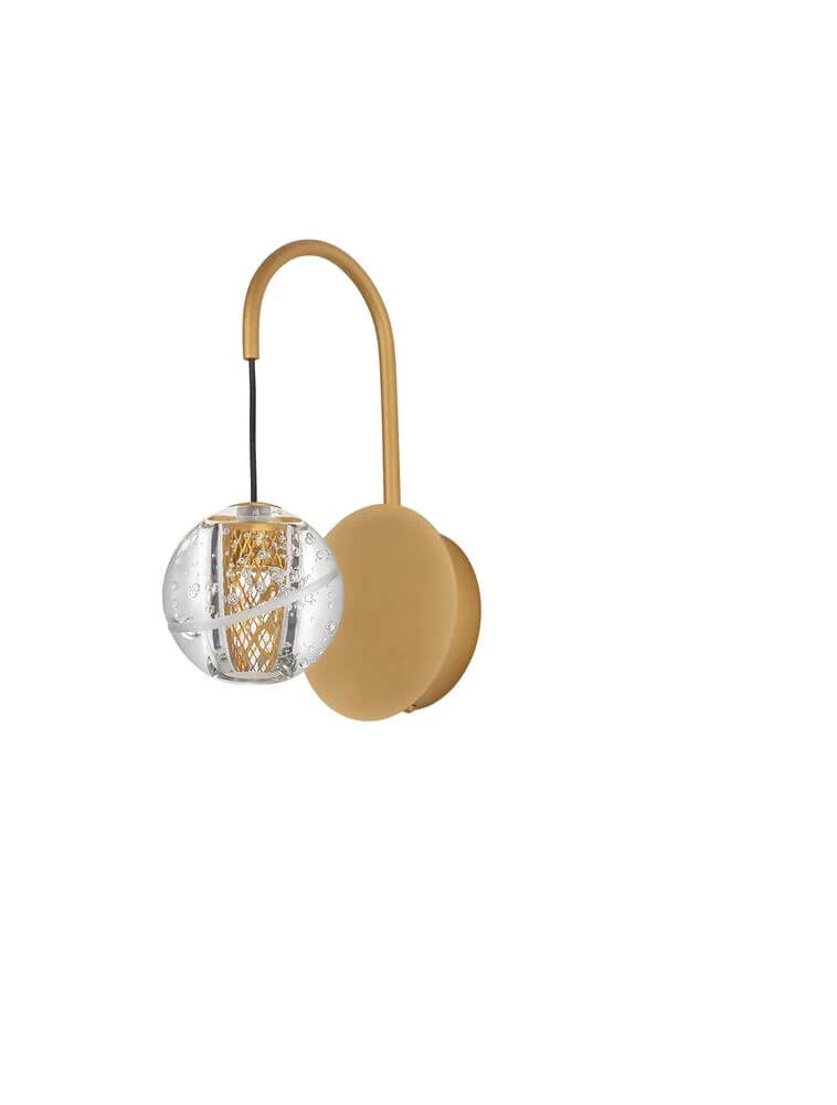 Licio LED Wandleuchte 3000K Gold