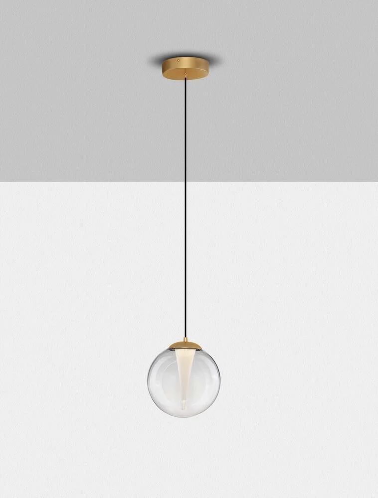 Galeo Pendelleuchte Ø 22cm 3000K Gold