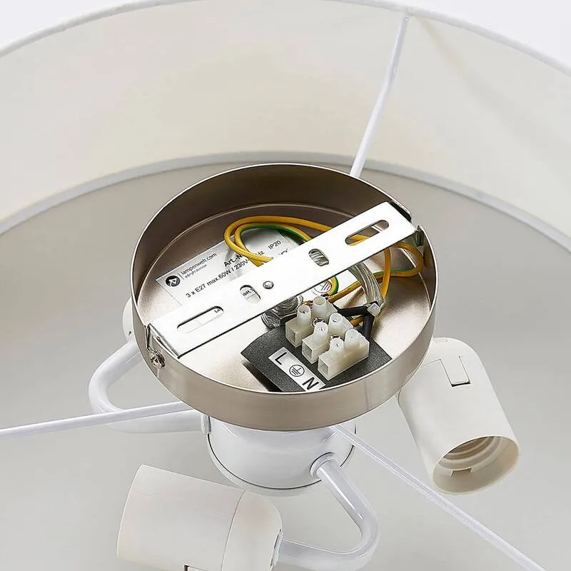 B-Ware Lindby Deckenlampe Sebatin Hängelampe Lampe Leuchte Ø 40 cm E14 3-flammig cr769