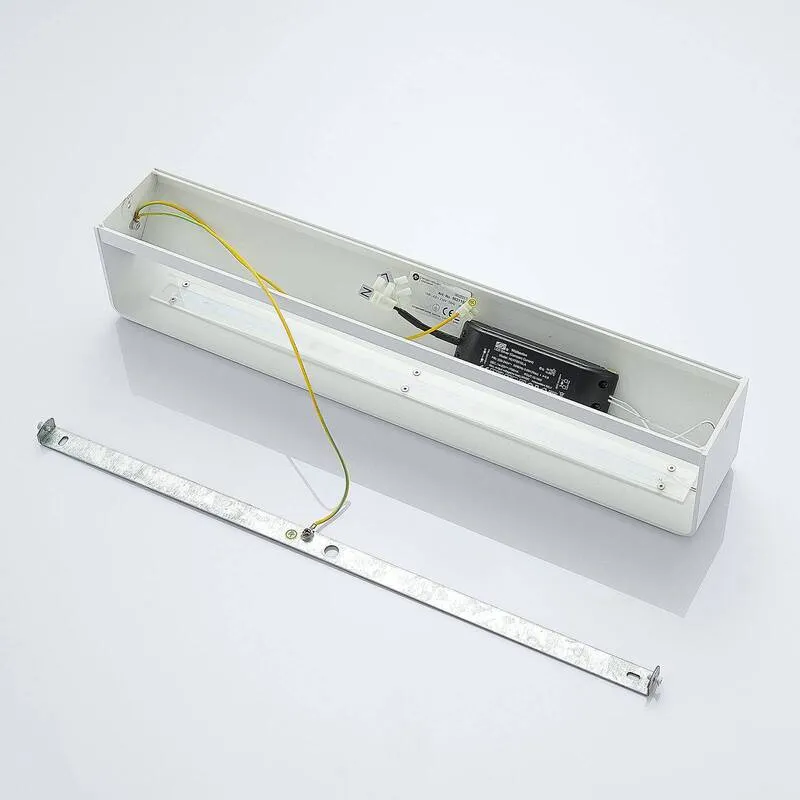 B-Ware Lindby Wandleuchte Wandlampe LED Leuchte weiß Metall Lonisa warmweiß Wohnzim652