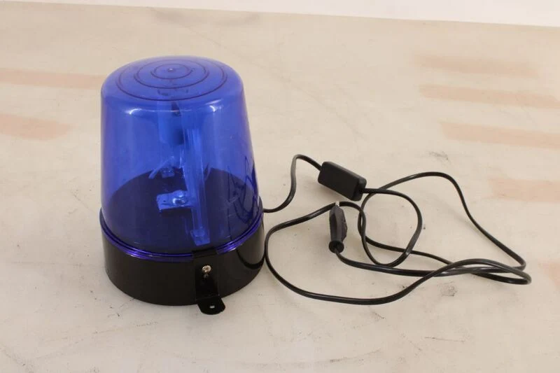 B-Ware Eurolite Polizeilicht Rundumleuchte LED blau E14 1 Leuchtmittel 145x200x180mm