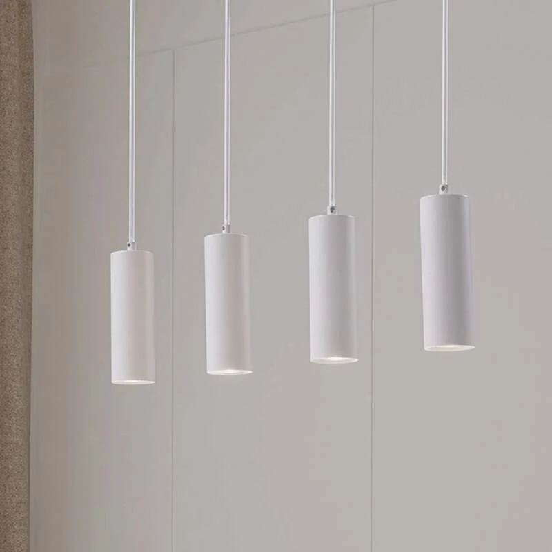 B-Ware Lindby Hängeleuchte Joffrey LED Pendelleuchte Lampe dimmbar weiß 76cm 4-flg