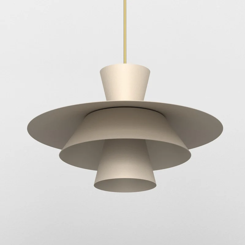 B-Ware Plato Hängeleuchte Pendelleuchte Ø38cm beige Stahl Lampe Leuchte Beleuchtung17