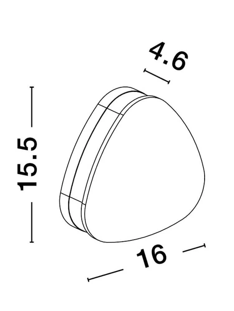 Combo LED Außenwandleuchte 3000K Anthrazit IP65