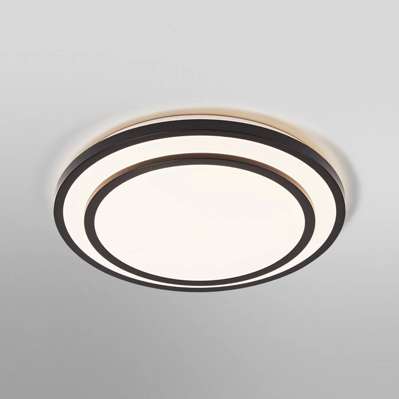 B-Ware OSRAM Deckenleuchte ORBIS BERLIN LED Lampe Leuchte schwarz Ø39cm 24W warmweiß
