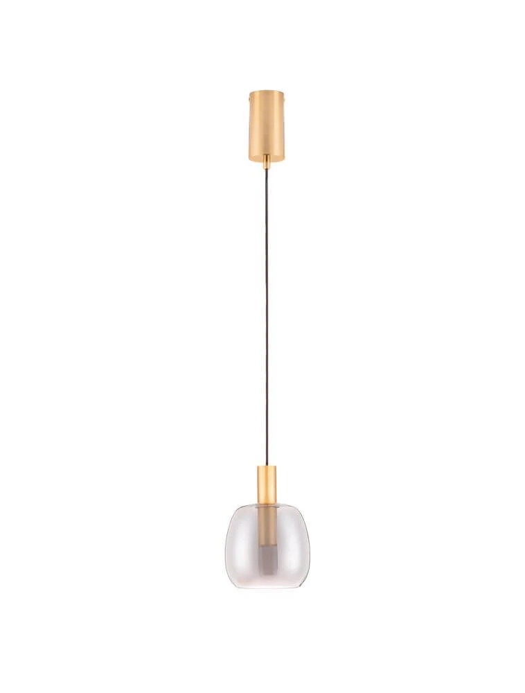 Imatia Pendelleuchte Ø 16cm 3000K Gold, Rauch