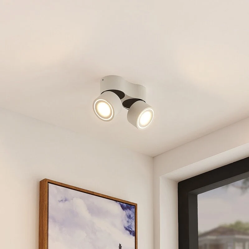 B-Ware Arcchio Rotari LED-Deckenstrahler Deckenlampe Deko-Deckenlampe 2-flg 2x6,1W LED