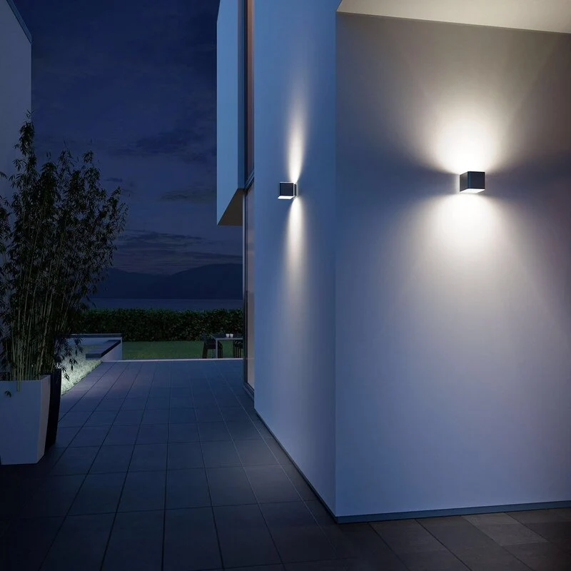 B-Ware STEINEL L 840 SC Sensor-Außenwandleuchte Wandleuchte Sensorleuchte LED 9W silber