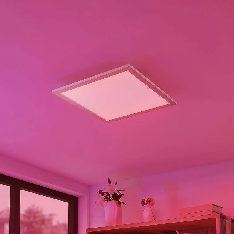 B-Ware Lindby Kjetil LED-Deckenpanel Deckenlampe Deckenlampe Lampe RGB 40 x 40 cm472