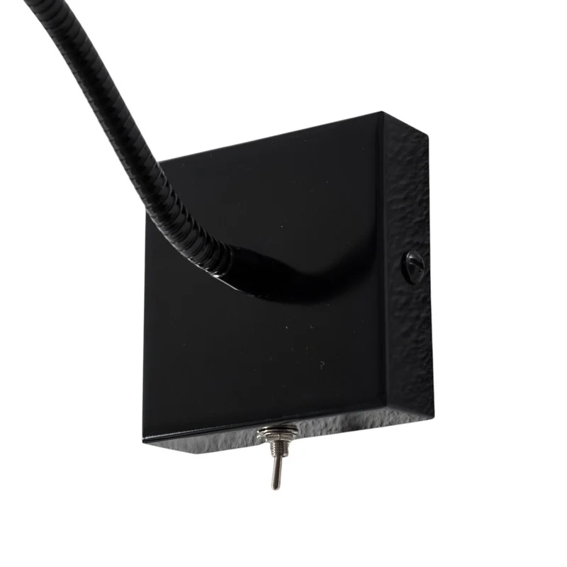 B-Ware Argon Wandlampe Leselampe Ojos schwarz verstellbar Stahl 33 cm G9 LED Schal185