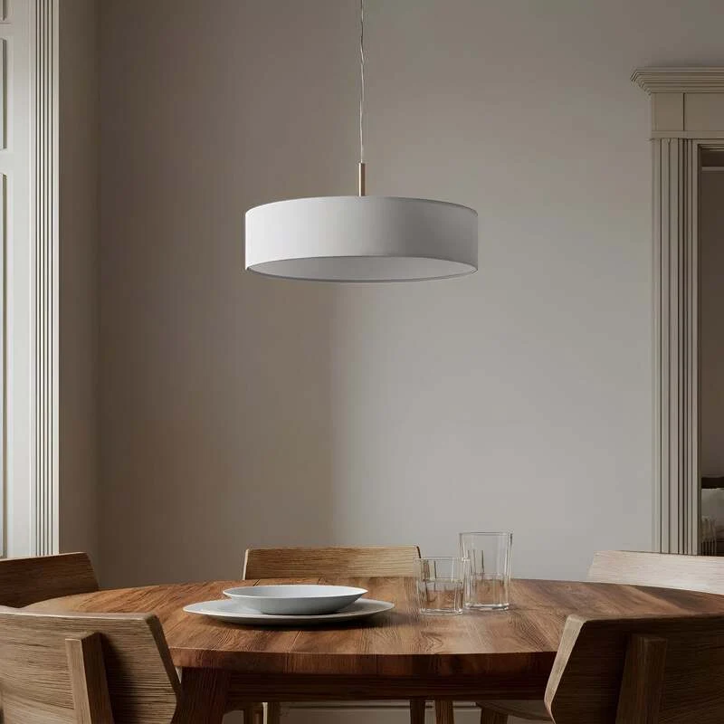 B-Ware Lindby Hängeleuchte Pendelleuchte Sebatin LED Lampe dimmbar weiß Ø50cm 3-flg
