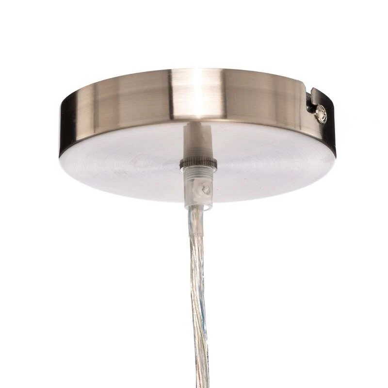 B-Ware Lindby Hängeleuchte Pendelleuchte Sebatin LED Lampe dimmbar weiß Ø50cm 3-flg
