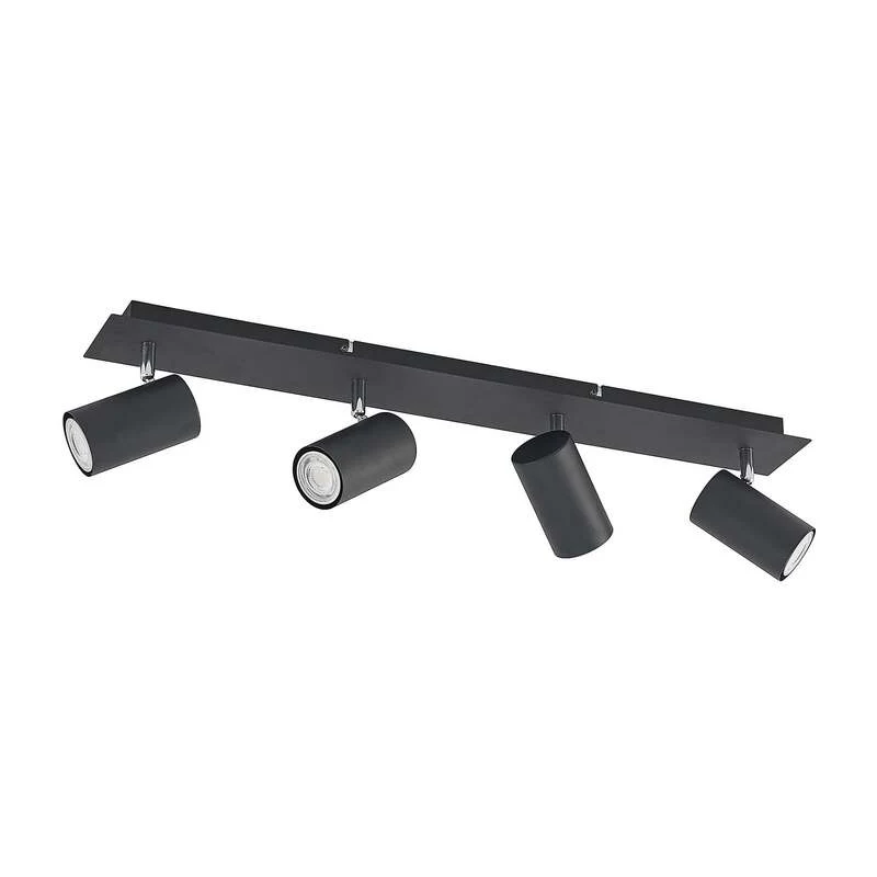 B-Ware Lindby Deckenstrahler Joffrey LED Lampe dimmbar 4-flg schwarz 70cm GU10 IP20
