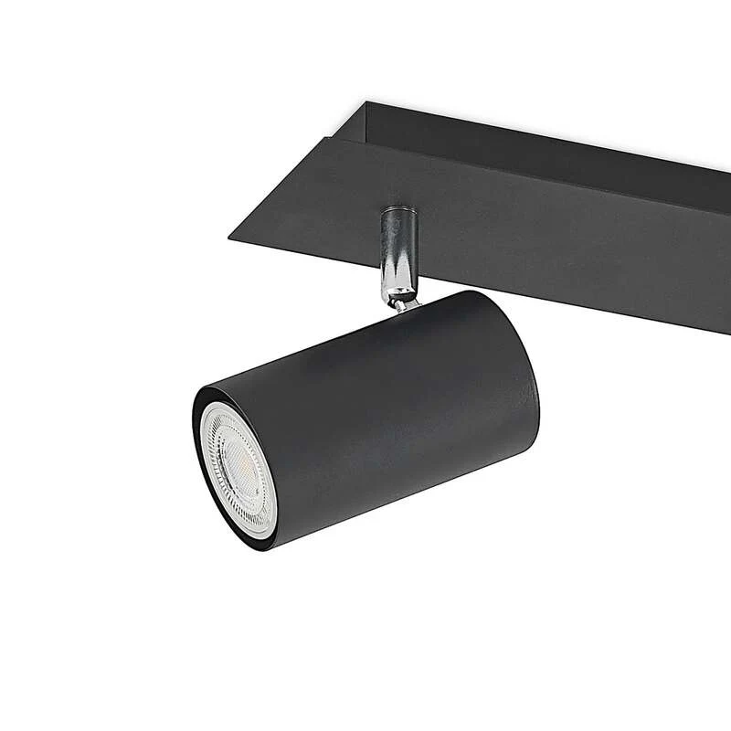 B-Ware Lindby Deckenstrahler Joffrey LED Lampe dimmbar 4-flg schwarz 70cm GU10 IP20
