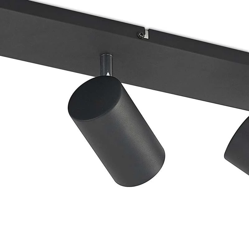 B-Ware Lindby Deckenstrahler Joffrey LED Lampe dimmbar 4-flg schwarz 70cm GU10 IP20