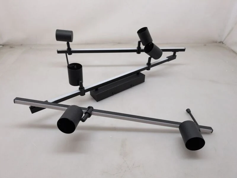 B-Ware Paul Neuhaus Deckenstrahler Barik LED Strahler 6-flammig schwarz 188cm dimmbar