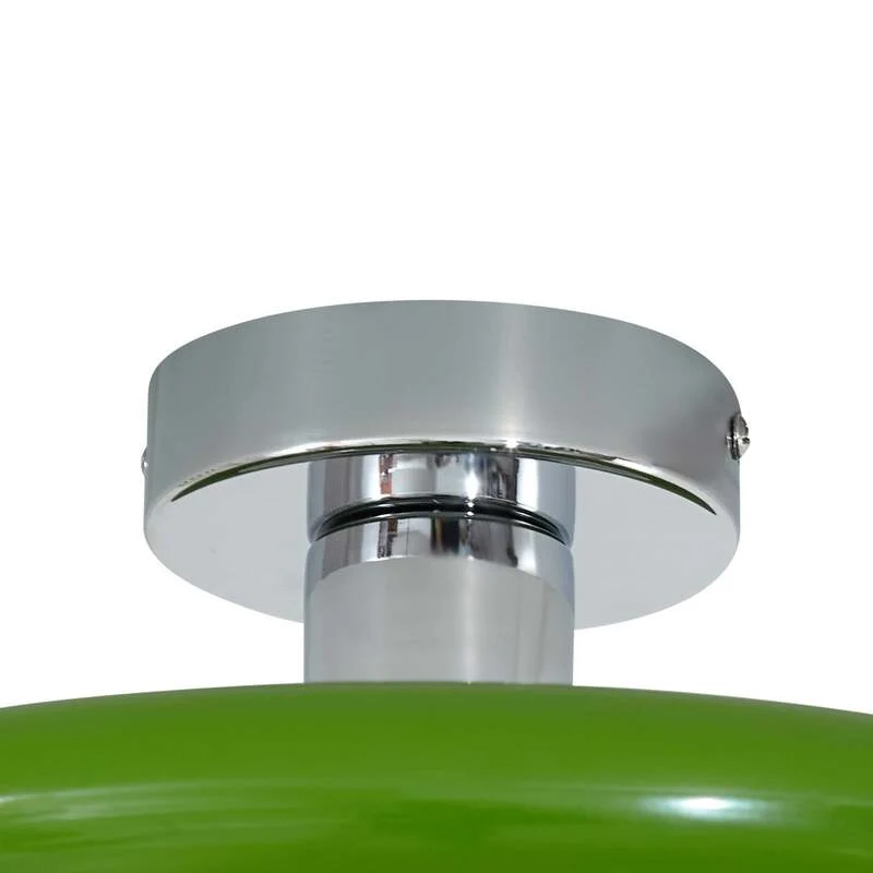 B-Ware Lindby Deckenleuchte Branford LED Lampe Leuchte dimmbar grün Ø35cm 16cm hoch