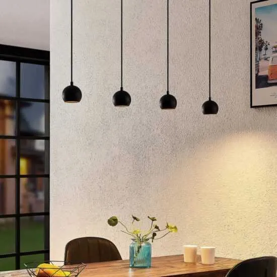 B-Ware Arcchio Renko LED-Hängelampe, Leuchte Lampe Hängeleuchte vierflammig, schwarz210