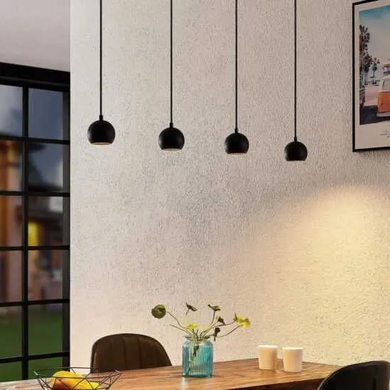 B-Ware Arcchio Renko LED-Hängelampe, Leuchte Lampe Hängeleuchte vierflammig, schwarz210