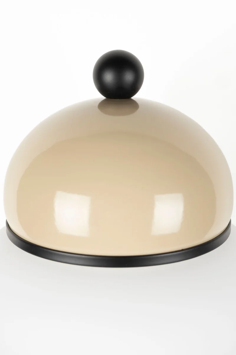 Wandlampe Bumble Beige mit Milchglasschirm im Retro-Design von Zuiver