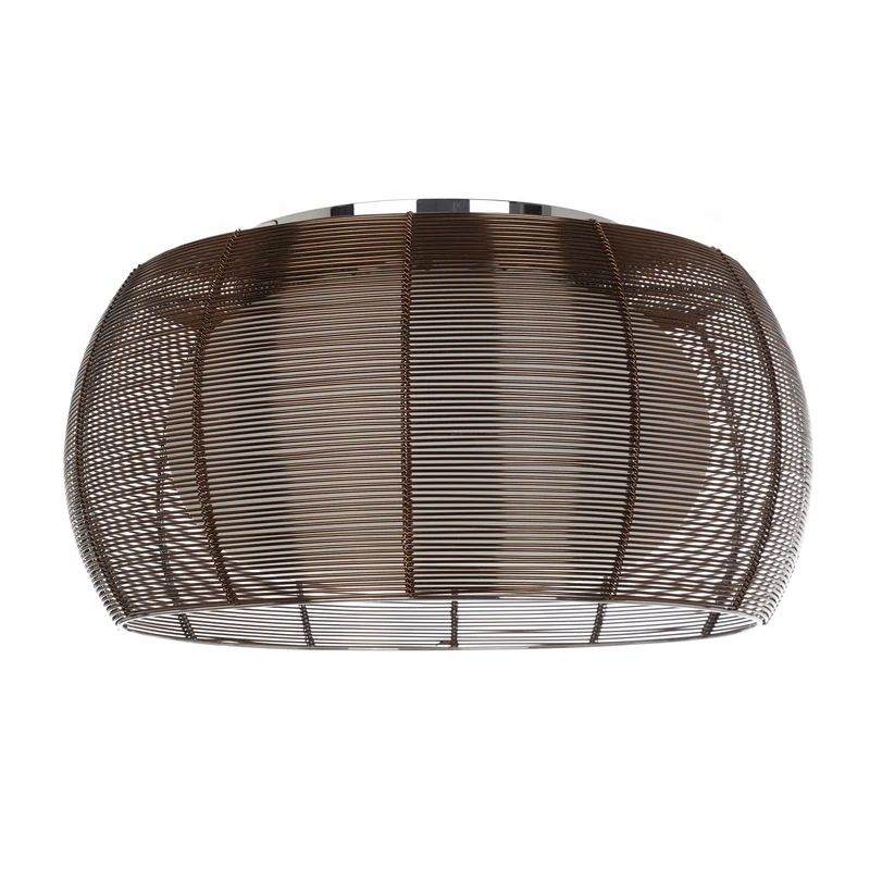 B-Ware Brilliant Deckenleuchte Relax LED Lampe dimmbar bronze transparent satiniert