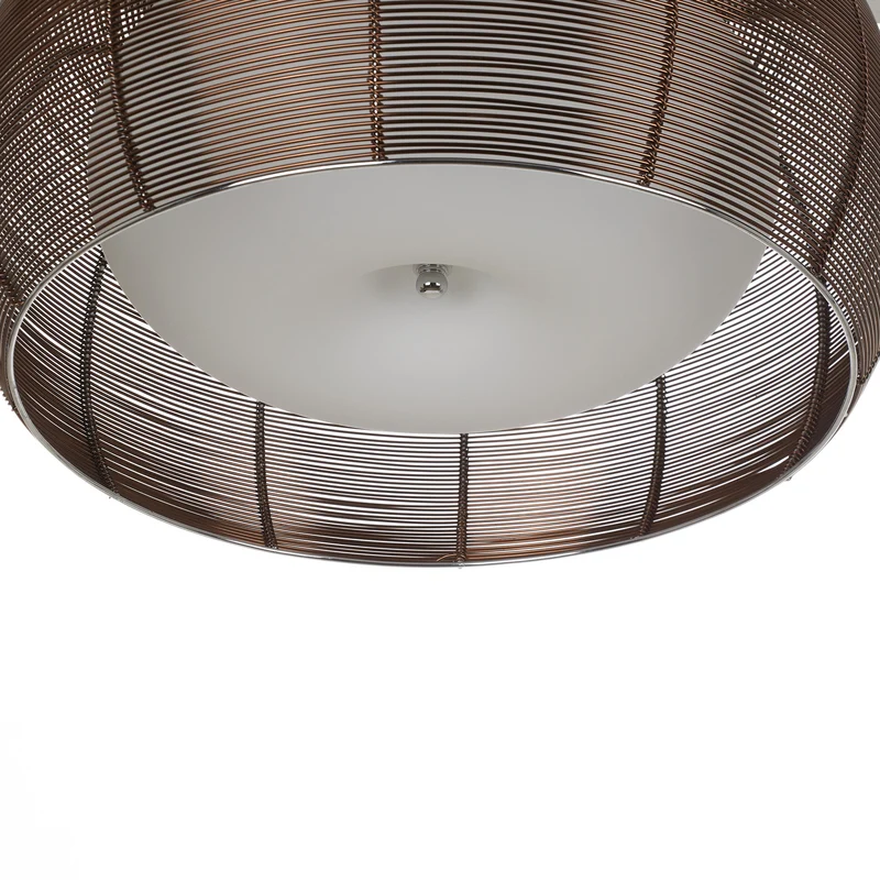 B-Ware Brilliant Deckenleuchte Relax LED Lampe dimmbar bronze transparent satiniert