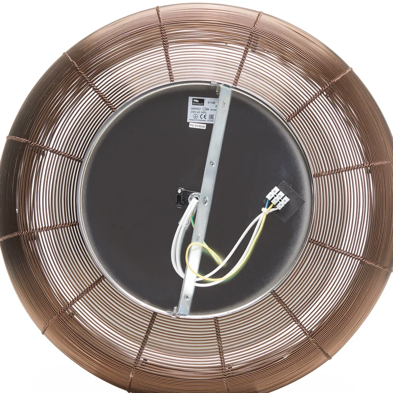 B-Ware Brilliant Deckenleuchte Relax LED Lampe dimmbar bronze transparent satiniert