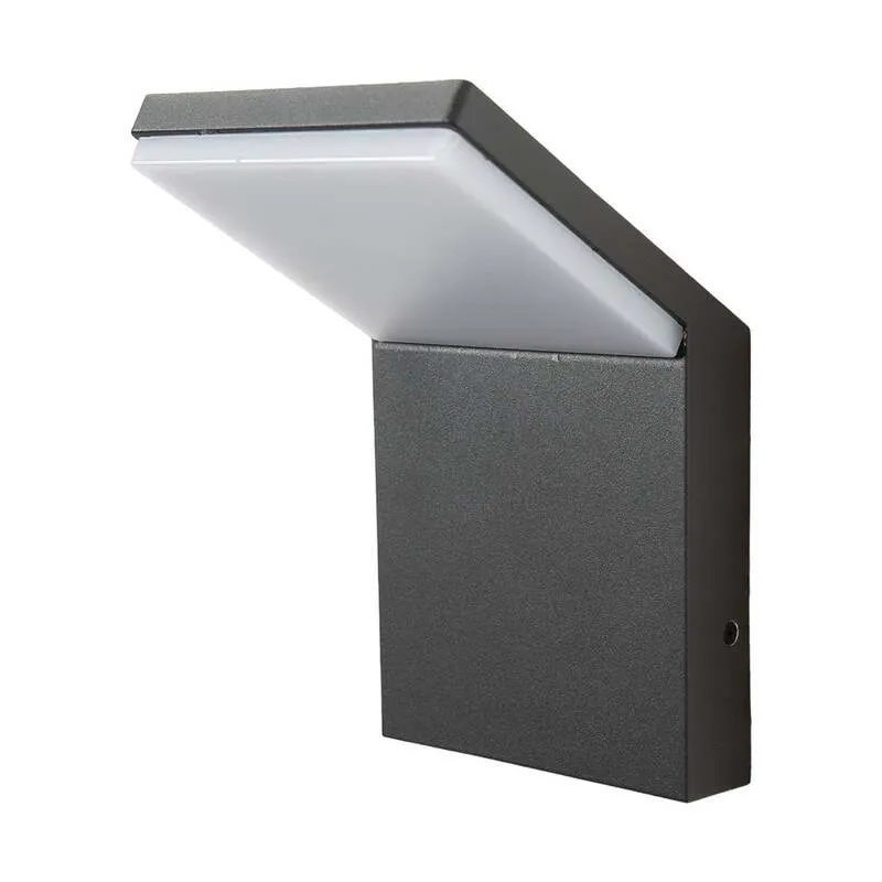 B-Ware Lucande Außenwandleuchte Nevio LED Gartenleuchte anthrazit 3000K IP54 17cm