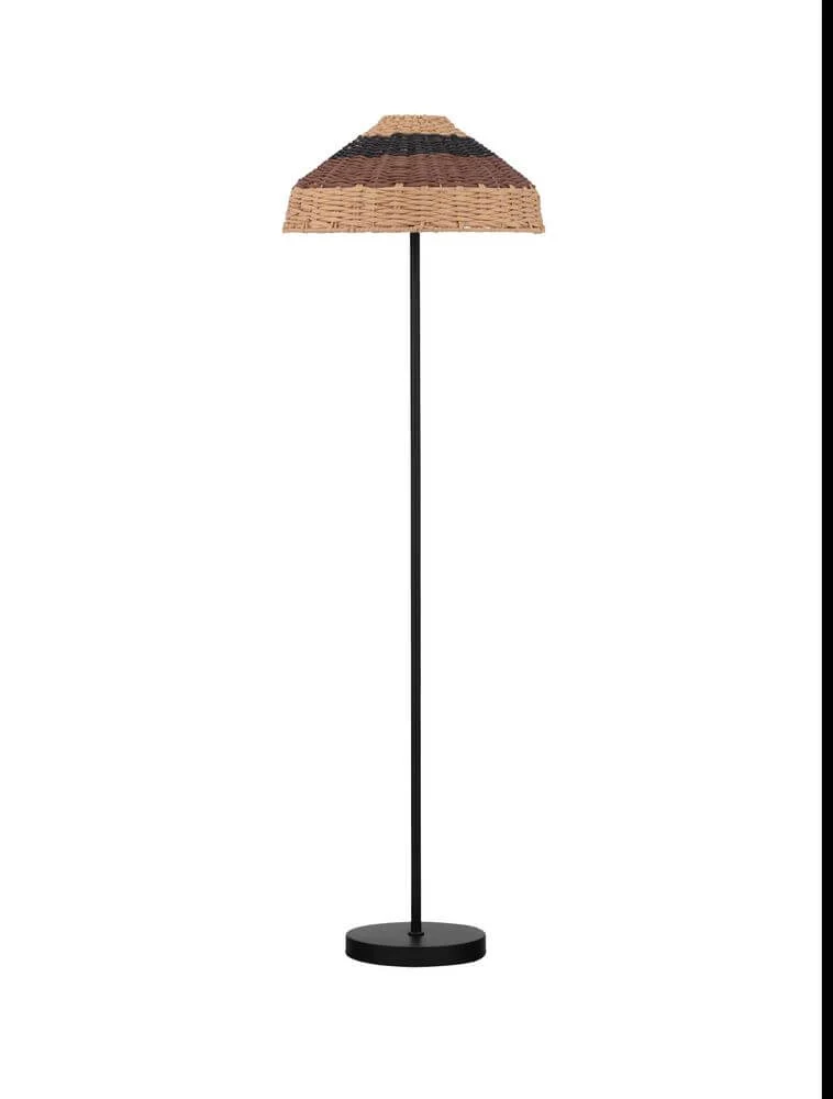 Caro Stehlampe Schwarz, Braun