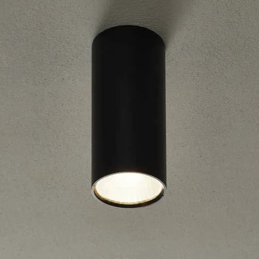 B-Ware Lucande Takio LED-Downlight Wandlampe Wandleuchte 2700K Ø10cm schwarz
