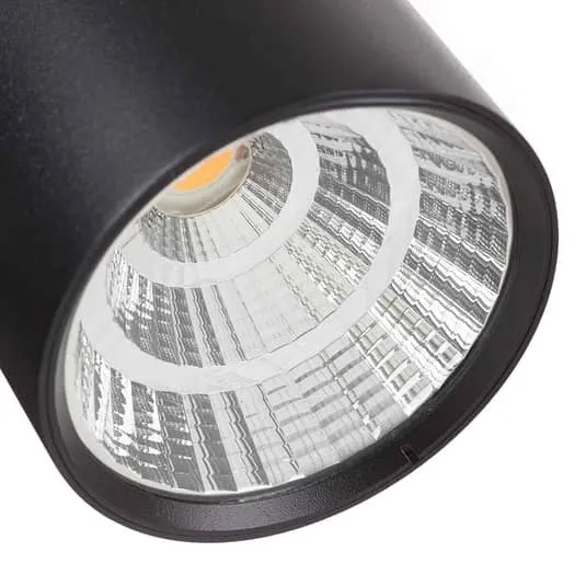 B-Ware Lucande Takio LED-Downlight Wandlampe Wandleuchte 2700K Ø10cm schwarz