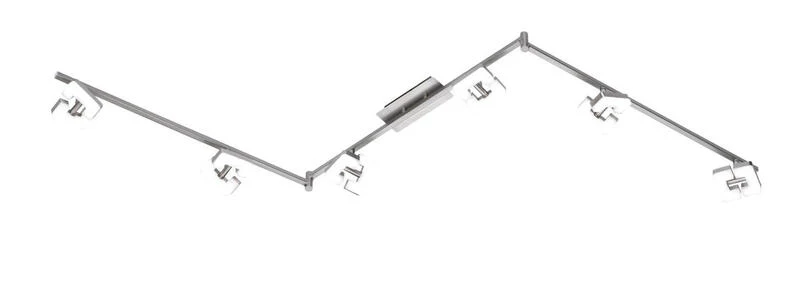 B-Ware Wofi Leuchten LED Deckenleuchte Deckenlampe Deckenstrahler Zara 180 cm