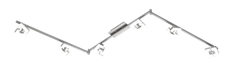 B-Ware Wofi Leuchten LED Deckenleuchte Deckenlampe Deckenstrahler Zara 180 cm