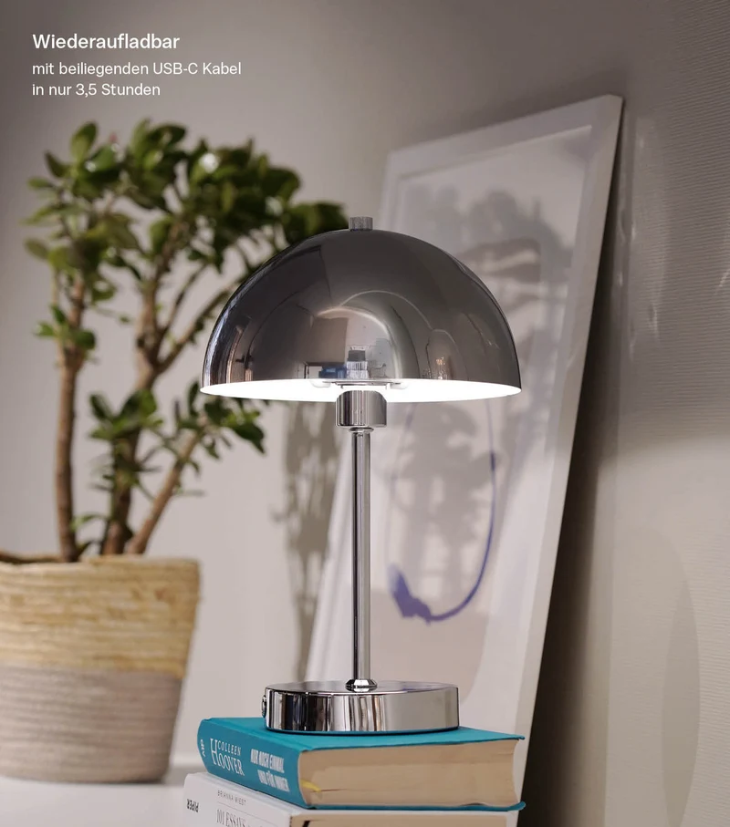 B-Ware mokebo LED Tischlampe kabellos, Akku Tischleuchte dimmbar SIEHE TEXT/FOTO