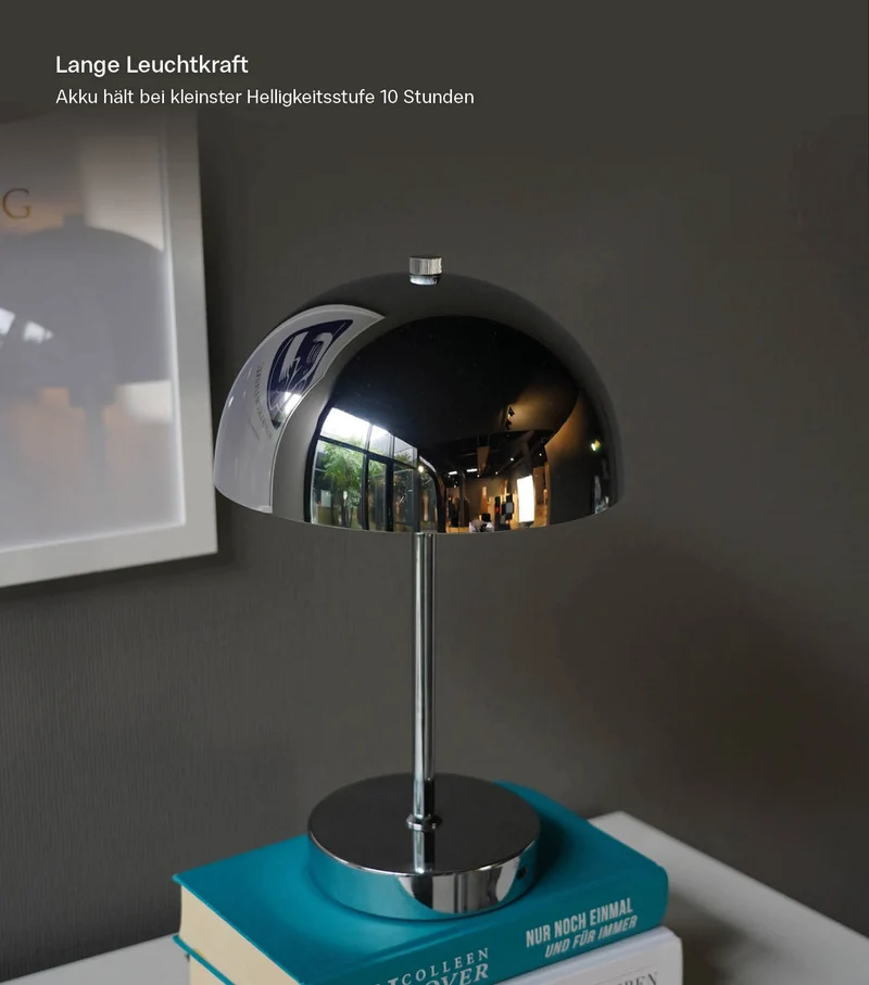 B-Ware mokebo LED Tischlampe kabellos, Akku Tischleuchte dimmbar SIEHE TEXT/FOTO