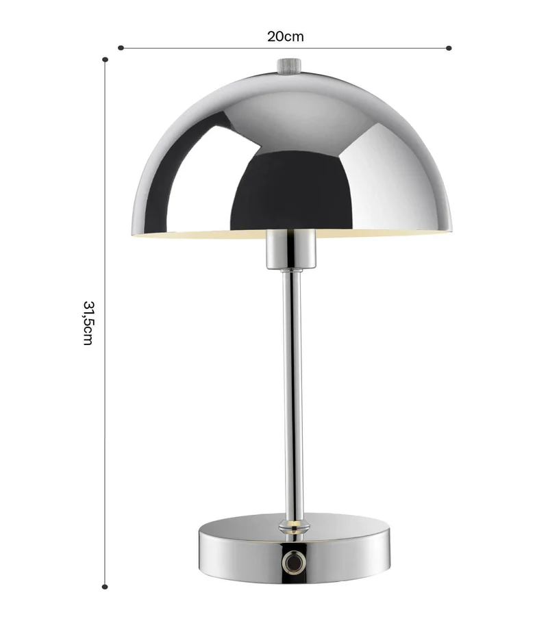 B-Ware mokebo LED Tischlampe kabellos, Akku Tischleuchte dimmbar SIEHE TEXT/FOTO