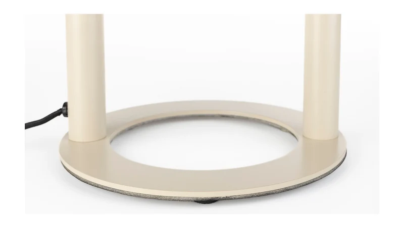 Tischlampe Arch von Zuiver in Beige mit Bogen-Design aus Eisen