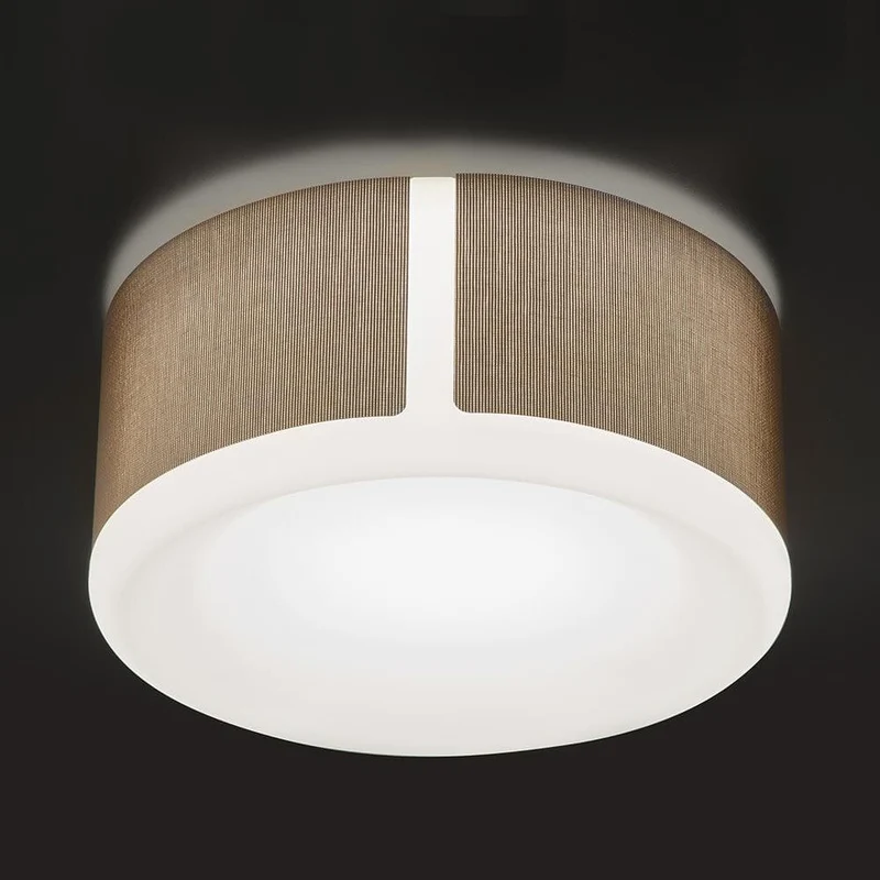 Apollo LED Deckenleuchte Ø 65cm Textil Anthrazit Dimmbar